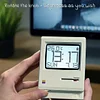 Maclock Macintosh Alarm Clock Retro Nostalgic Computer Desktop Clock