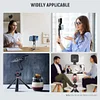 NEEWER Aka Mobile Phone Clamp Tripod Multi-Function Folding Mobile Phone Clamp Telescopic Adjustment Portable Pan-Tilt Clamp Horizontal and Vertical Shooting Mobile Phone Bracket Cold Shoe Expansion Microphone Fill Light Accessories