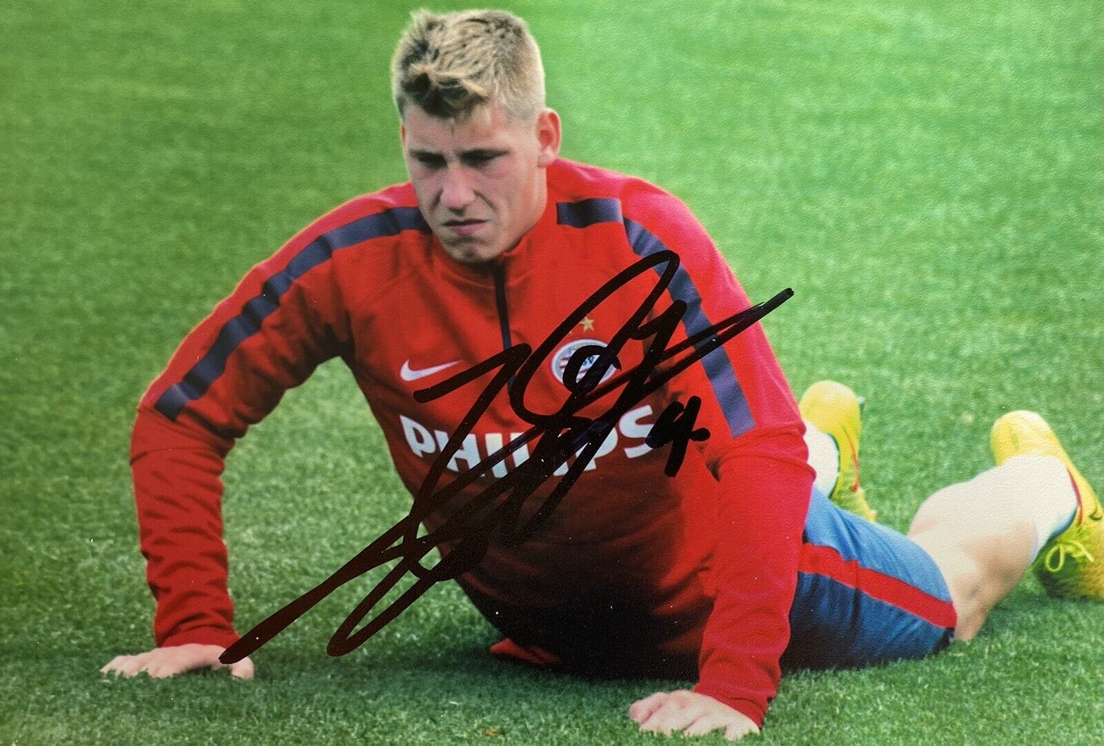 Jordy De Wijs Genuine Hand Signed 6X4 PSV Eindhoven Photo Poster painting 2