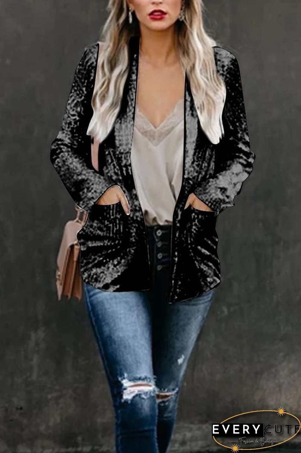 Break The Bank Sequin Blazer