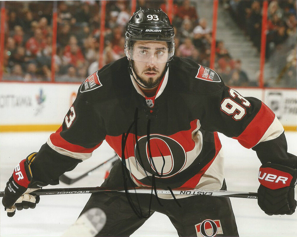 Ottawa Senators Mika Zibanejad Signed Autographed 8x10 Photo Poster painting COA D