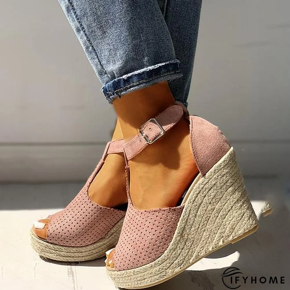 Women Summer Fish Mouth Wedge Sandals | IFYHOME