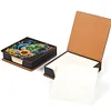 5D DIY PU Diamond Art Note Box with 160 Sheets Paper Memo Pad Holder (Peacock)