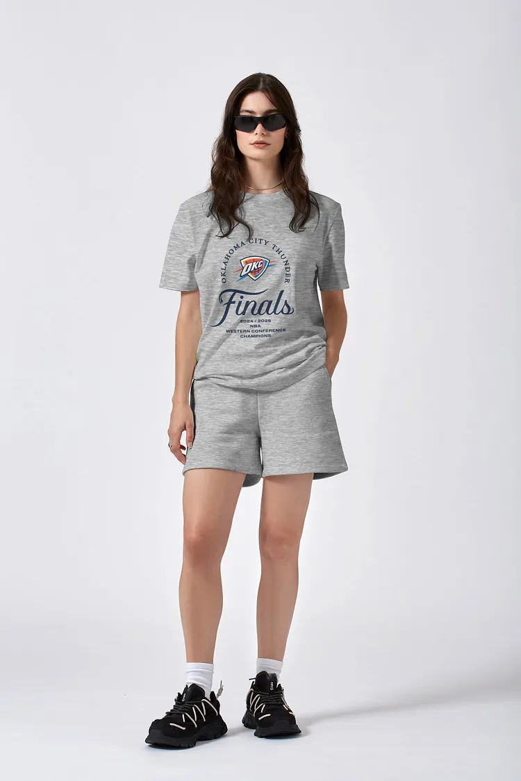 Oklahoma City Thunder Edition Top And Shorts Two-Piece Suits