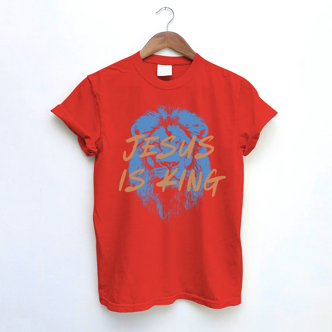Jesus Is King Lion T-shirt