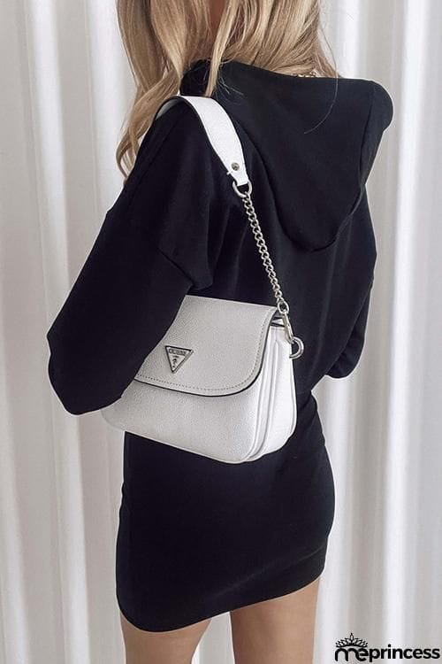 Solid Bodycon Hooded Mini Dress