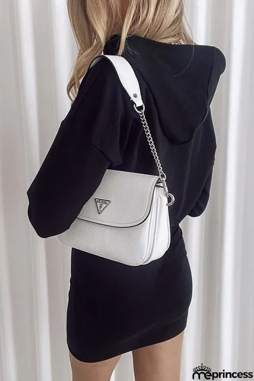 Solid Bodycon Hooded Mini Dress