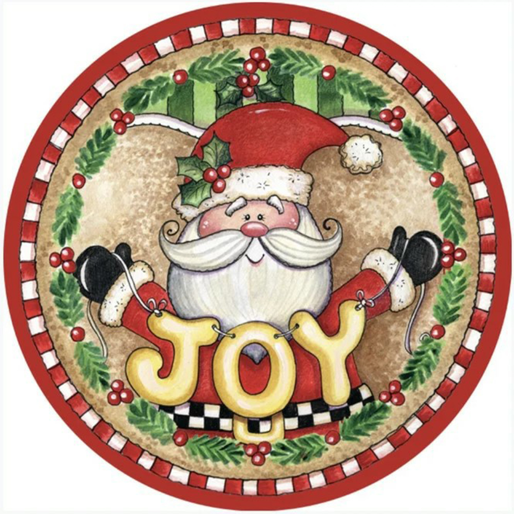 

Santa Claus Circle - Round Drill Diamond Painting - 30*30CM, 501 Original