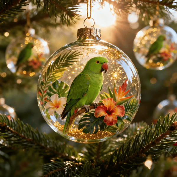 2026 Wildlife Wonders Collection Crystal Glass Ornament(3D)