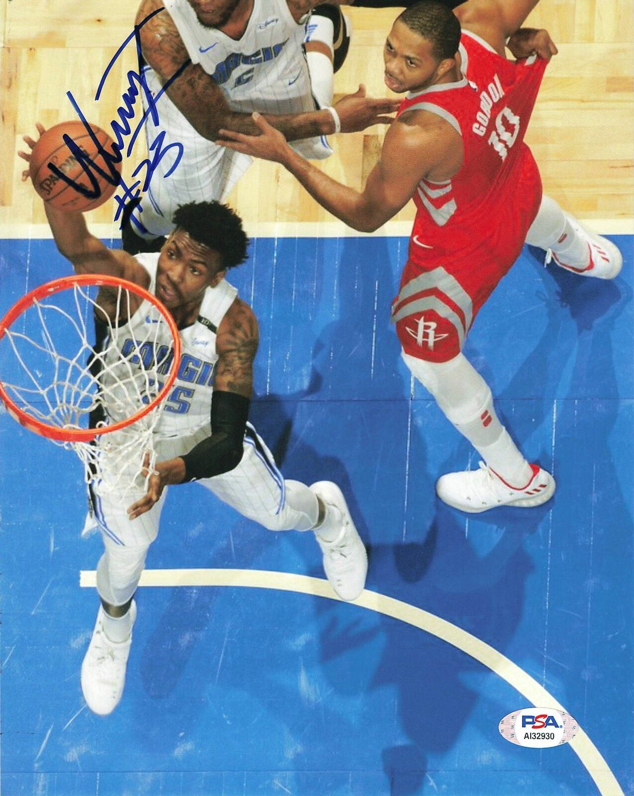 Wesley Iwundu signed 8x10 Photo Poster painting PSA/DNA Orlando Magic Autographed