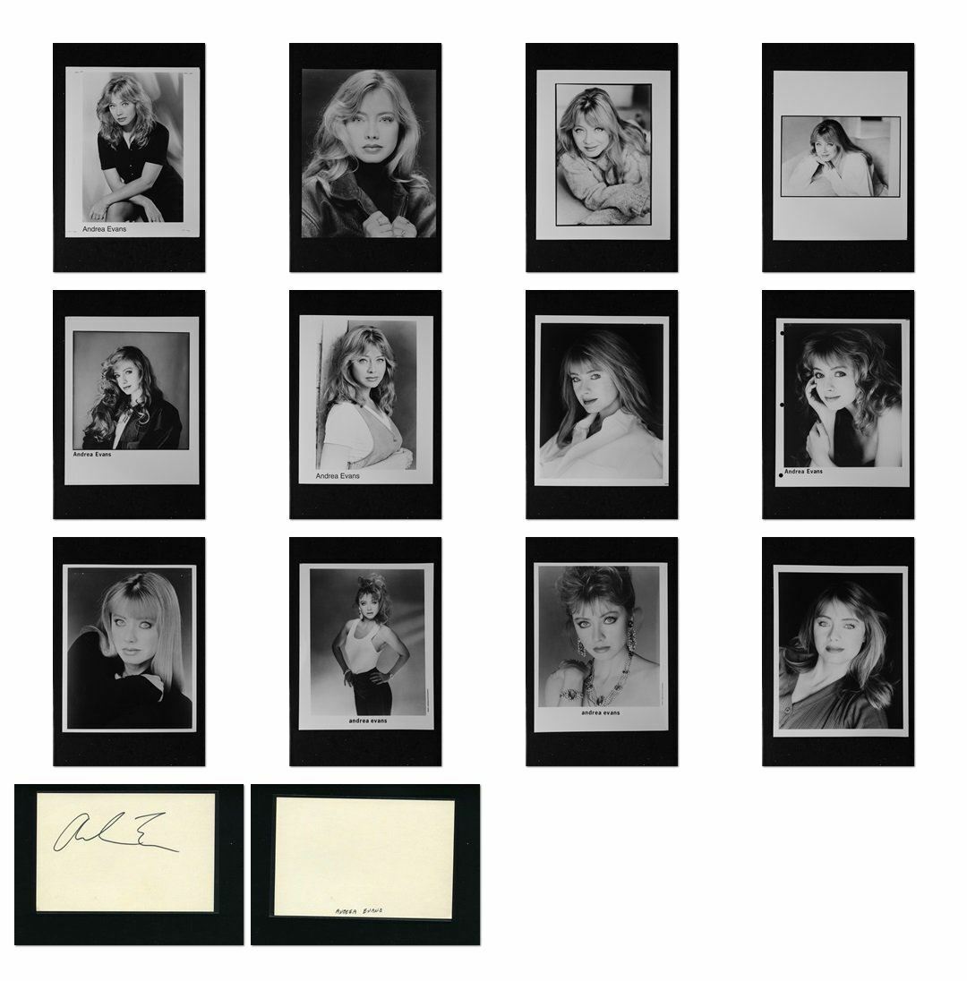 Andrea Evans - Signed Autograph and Headshot Photo Poster painting set - Passions