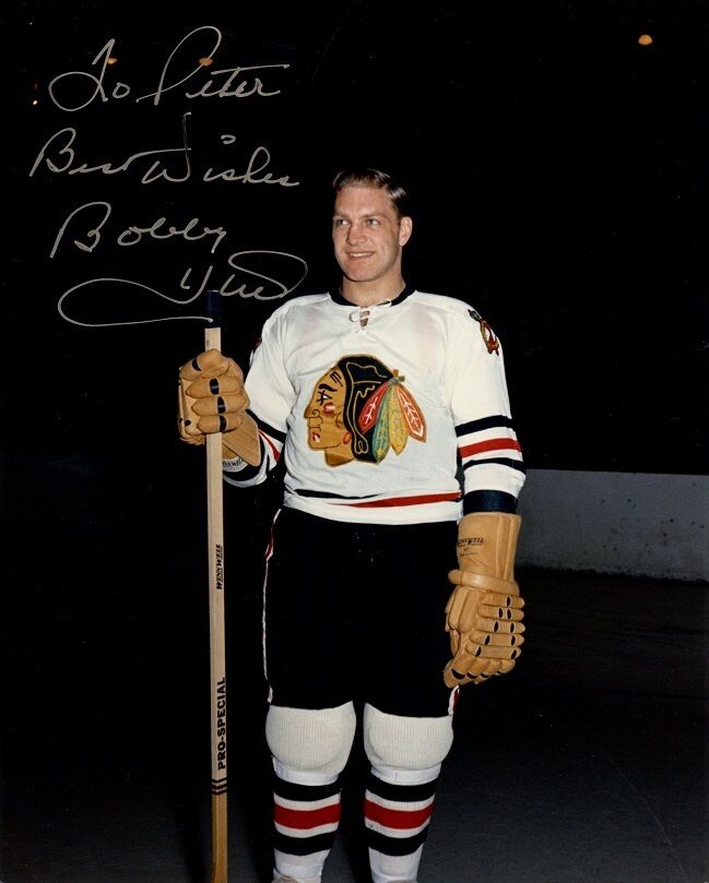 BOBBY HULL Signed Photo Poster painting