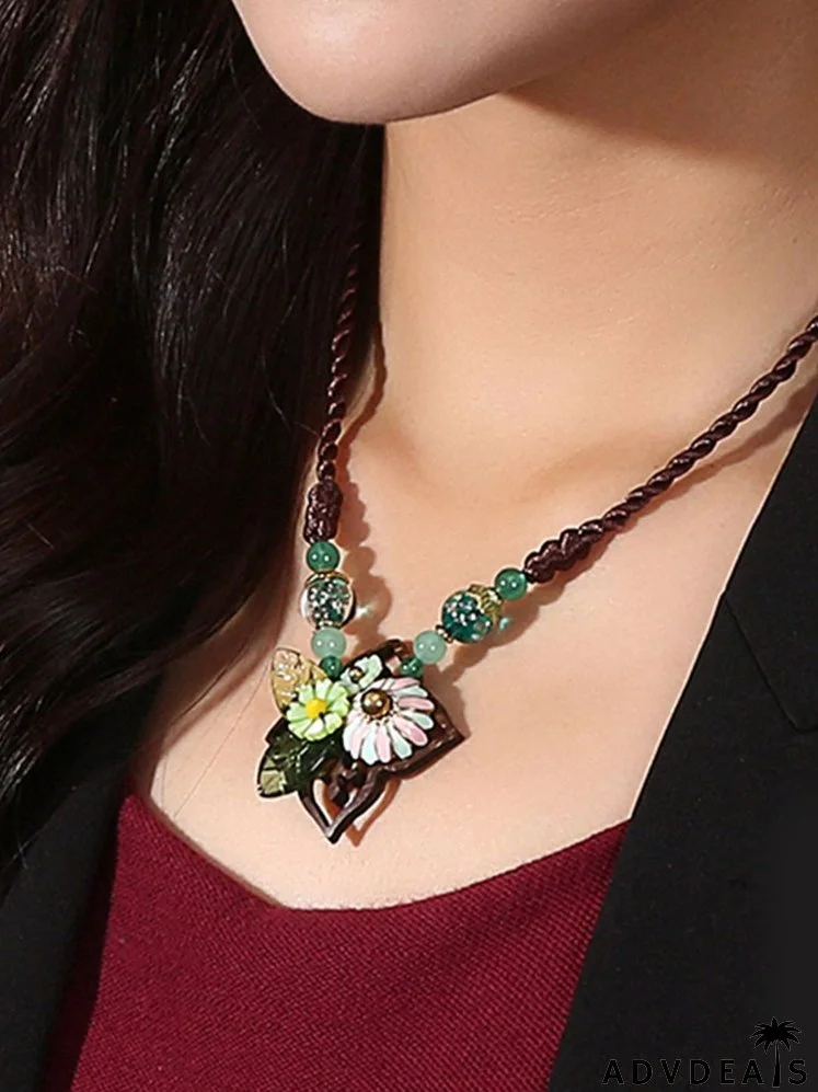 Flower Decor Necklace
