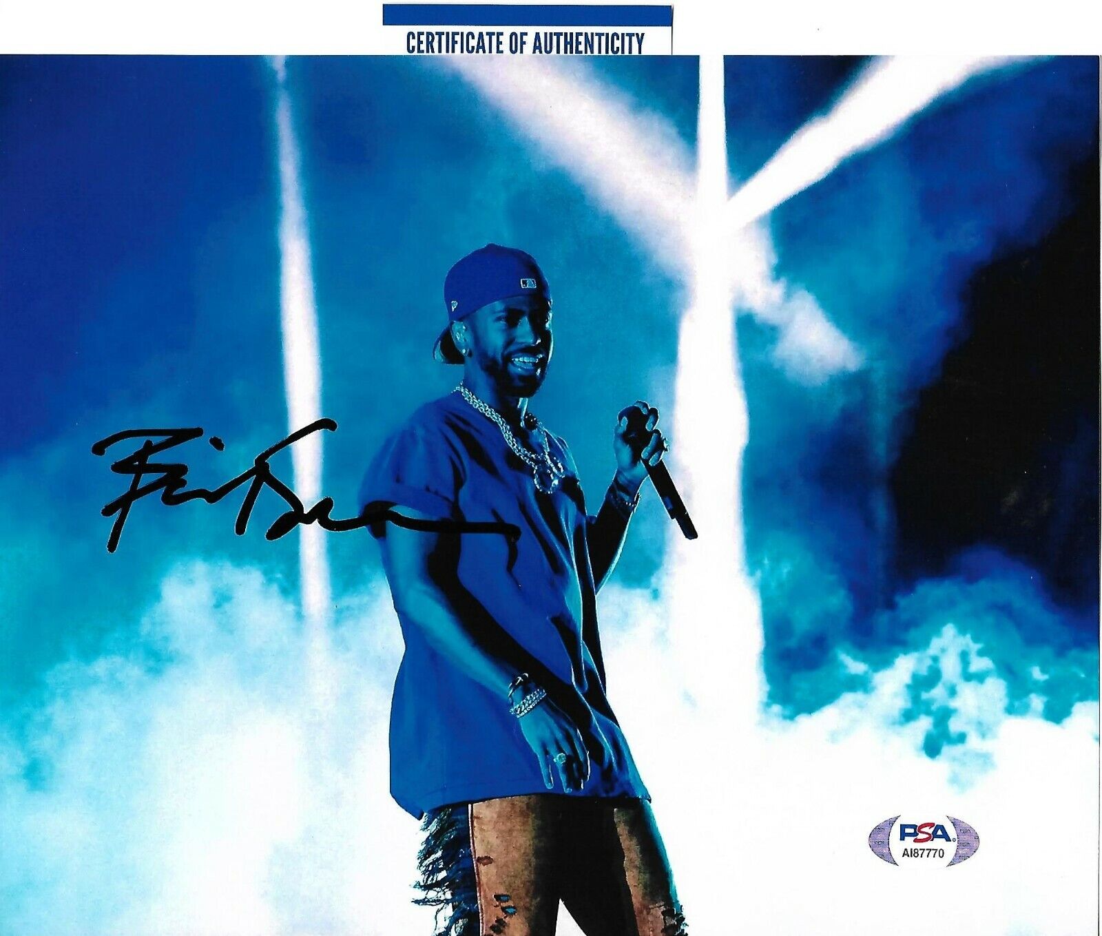 BIG SEAN RAPPER signed autographed 8X10 Photo Poster painting (KANYE WEST) w/ COA PSA AI87770