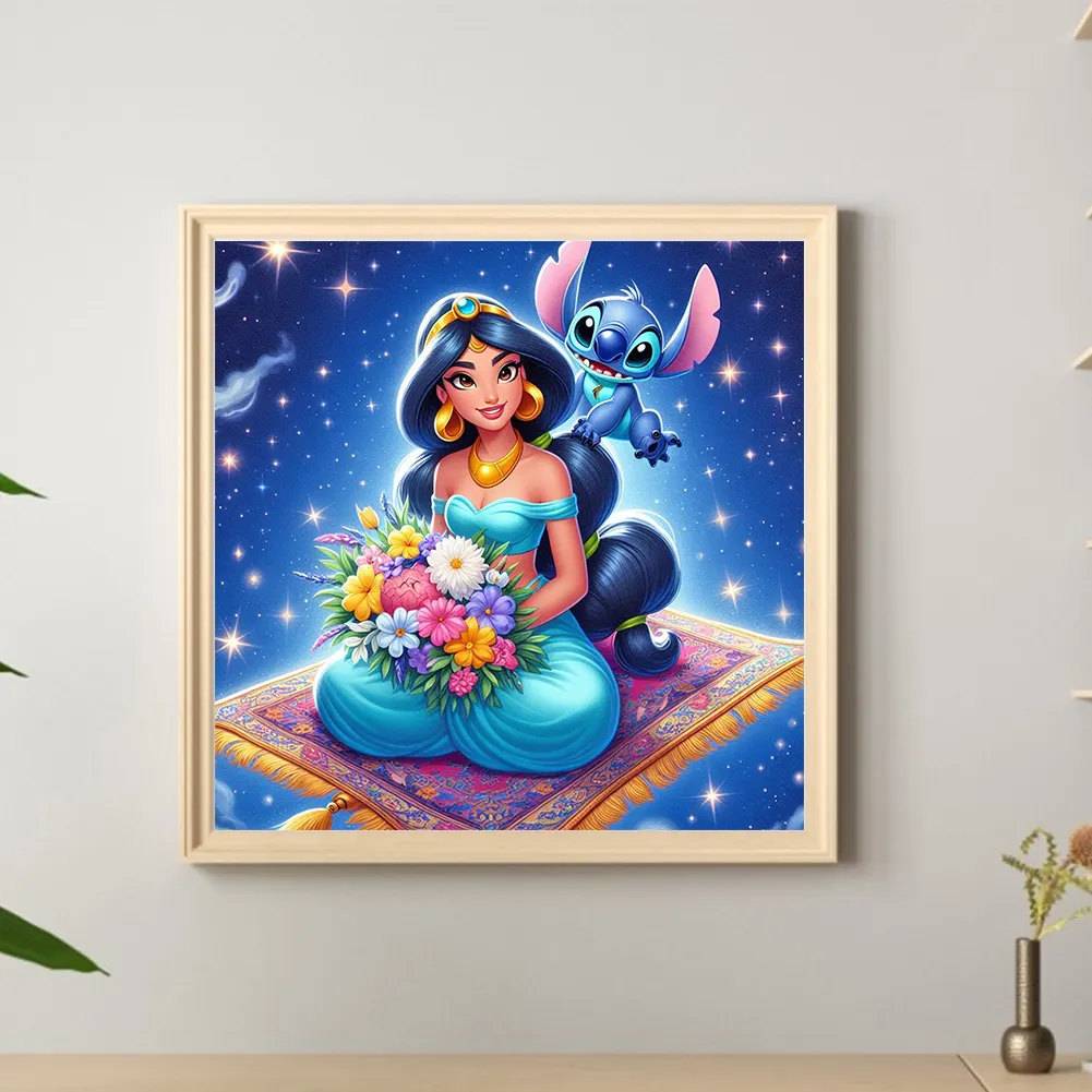 Diamond Painting - Full Round Drill - Princess Jasmine Stitch(Canvas|40*40cm)