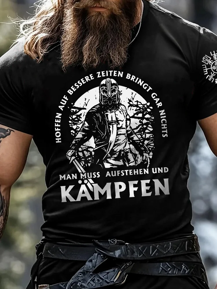 Männer Hoffen auf bessere Zeiten Kurzarm T-Shirt