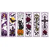 14CT 2 Strands Cross Stitching Bookmark Kit for Teachers Bookworms Women Readers 6PCS Single-Sided Stamped Embroidery Page Marker Set Handmade Thread Embroidery Craft 30 x 50cm tapestrymarket
