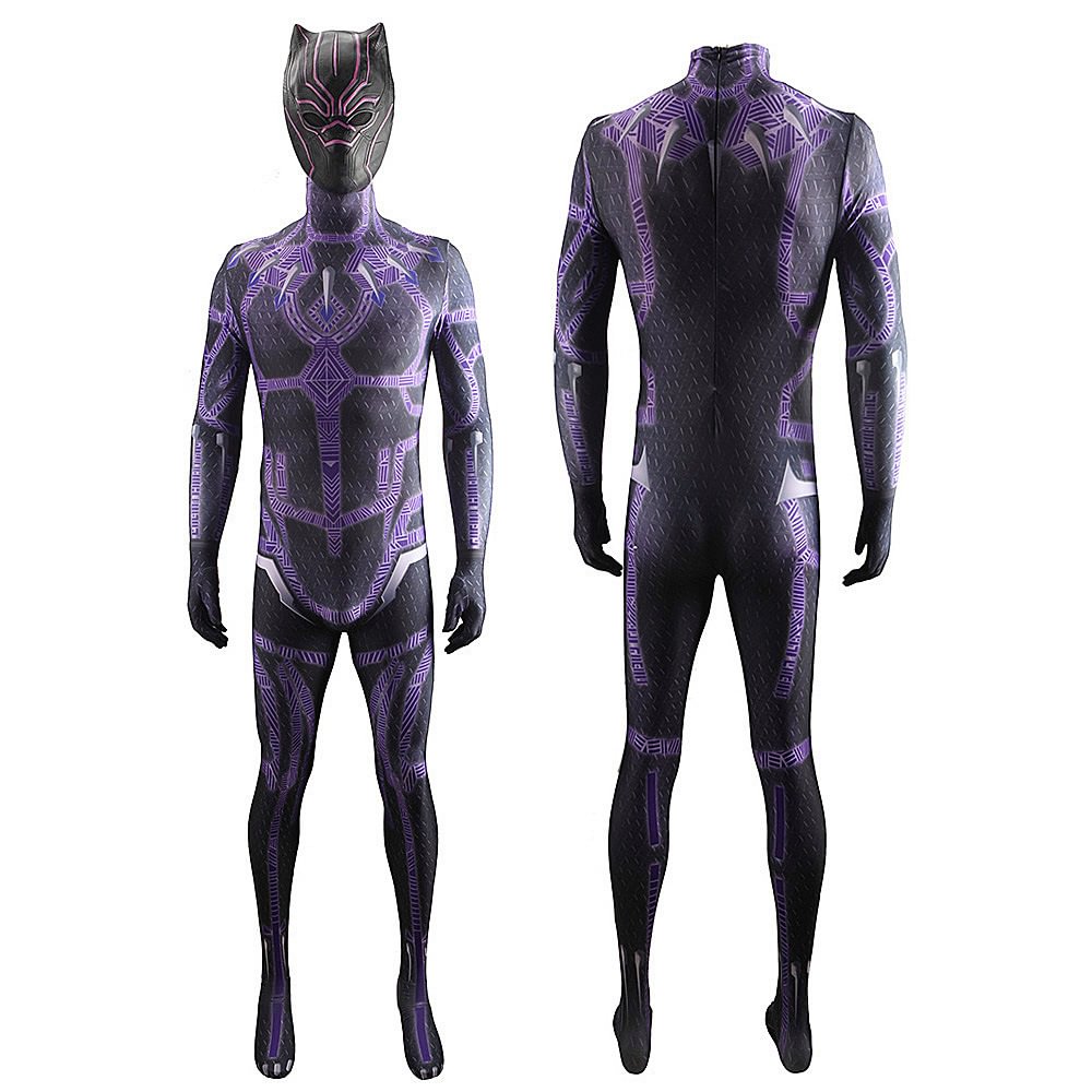 Purple Black Panther Suit Black Panther 2 Cosplay Costume for Women Man