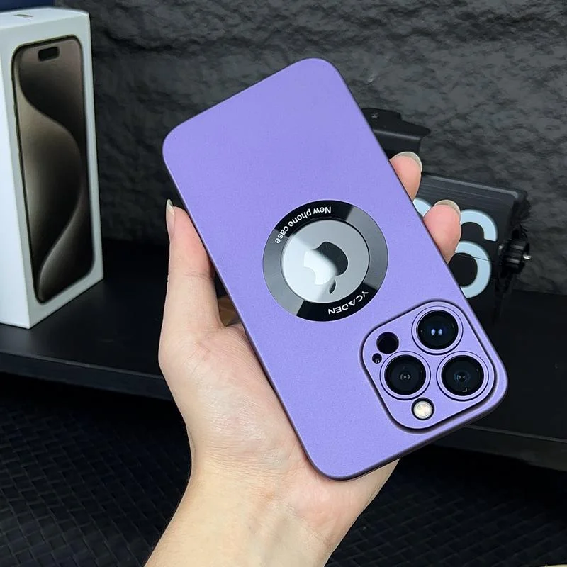 For iPhone 15/14 Series Hollow Out Frosted Mobile Phone Case