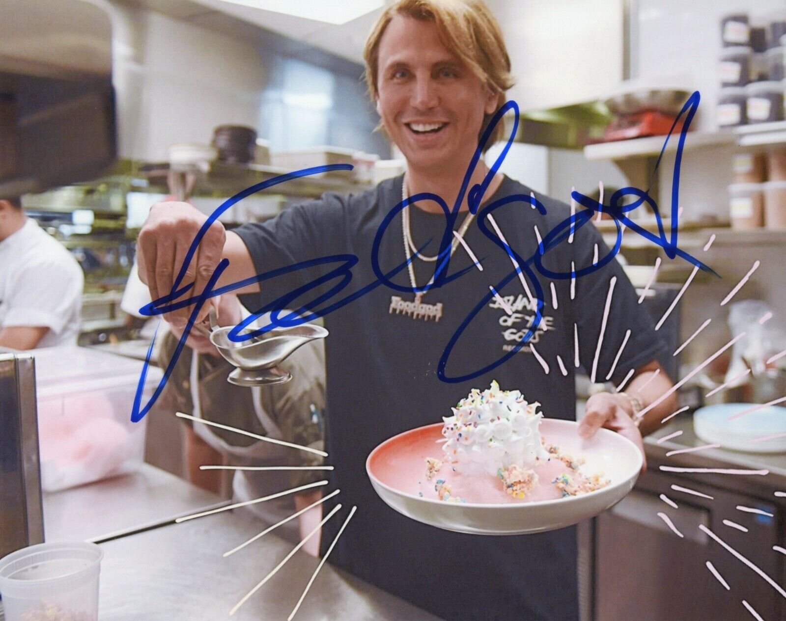 ~~ JONATHAN CHEBAN (FOOD GOD) Authentic Hand-Signed Kardashians