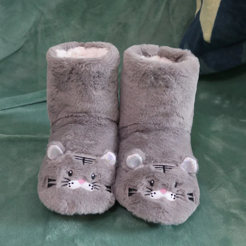 Letclo™ 2021 New Family Parent-child Indoor Socks Velvet Slippers letclo Letclo