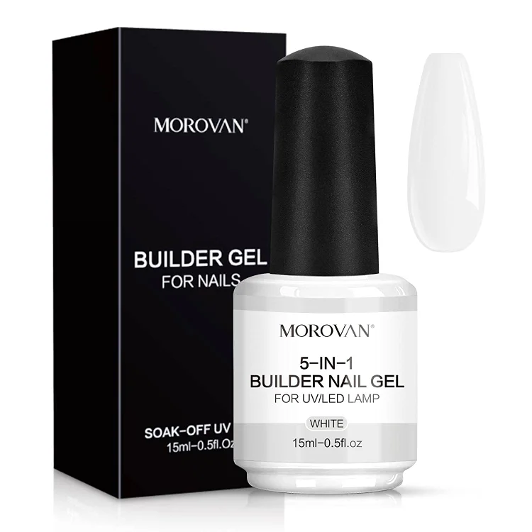 Morovan White Builder Gel for Nails PS19-UV02