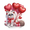 DIY Cat Love Balloon Acrylic Special Shape Diamond Painting Desktop Ornaments