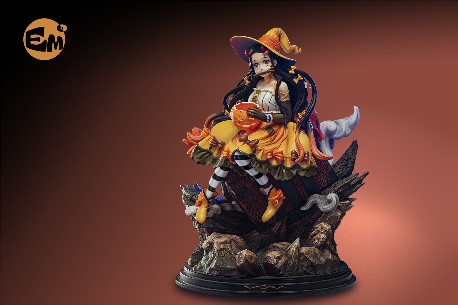 【Pre-order】Halloween Nezuko Kamado - Demon Slayer: Kimetsu No Yaiba Resin Statue - EMO-Studio