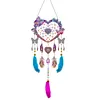 DIY Diamond Painting Dream Catcher Wind Kit Feather Hanging Craft Kit