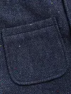 Men's Retro Lapel Gilet Suit Tweed Waistcoat Herringbone Vest