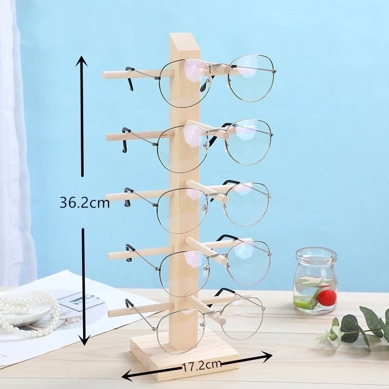 Minimalist Geometric Solid Wood Jewelry Display