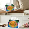 DIY Diamond Art Tissue Box Holder Best Mom PULeather Diamond Art Desktop Organizer Resin Rhinestone Storage Organizers Gem Art Home Office Decor Craft Gift for Women