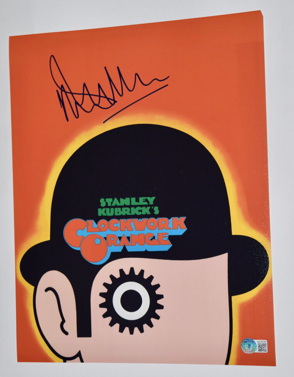 Malcolm McDowell Signed Autograph 11x14 Photo Poster painting A Clockwork Orange Beckett BAS COA