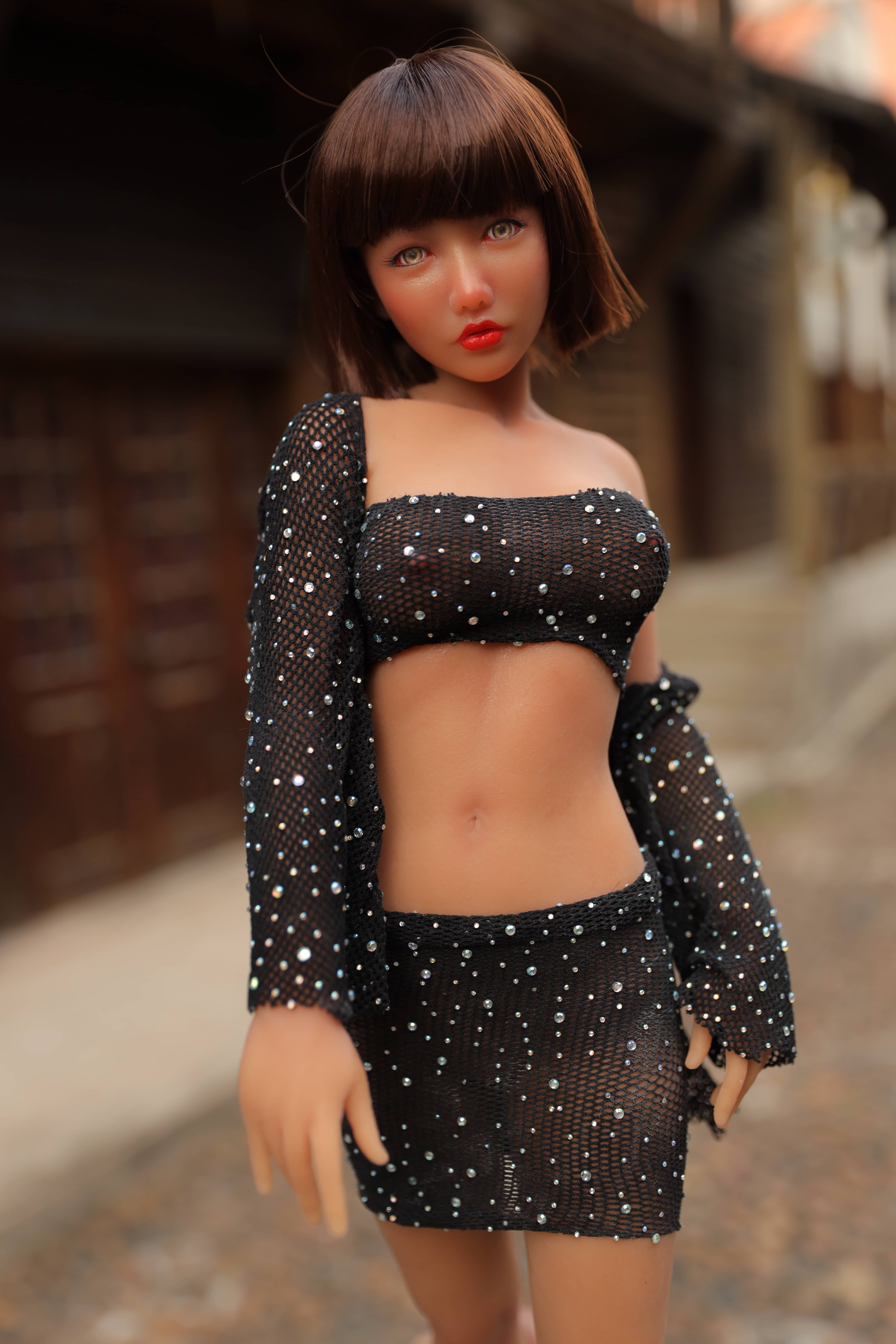 Mini Love Doll Si60cm (1.97') M Raka (Tan) full silicone (NO.922) CLM Littlelovedoll