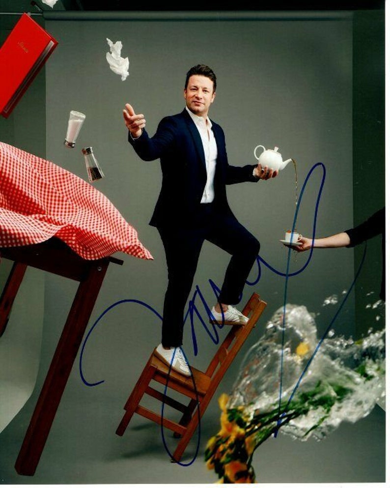 Jamie oliver signed autographed Photo Poster painting