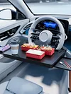 Car Steering Wheel Tray Car Desk for Eating Food Drink and Writing Laptop Work