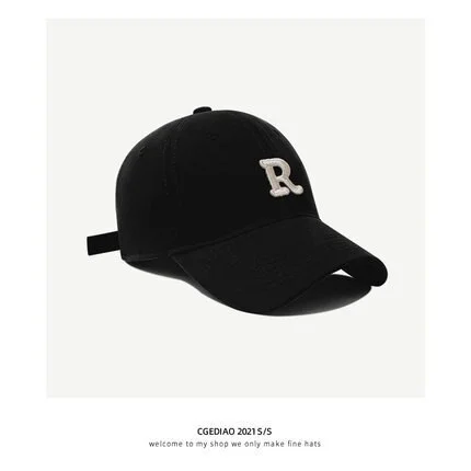 High Quality White Pink Baseball Cap Female Korean Rose Powder Cap, Small Face Streetwear Overwatch Pip Boy Basket Homme