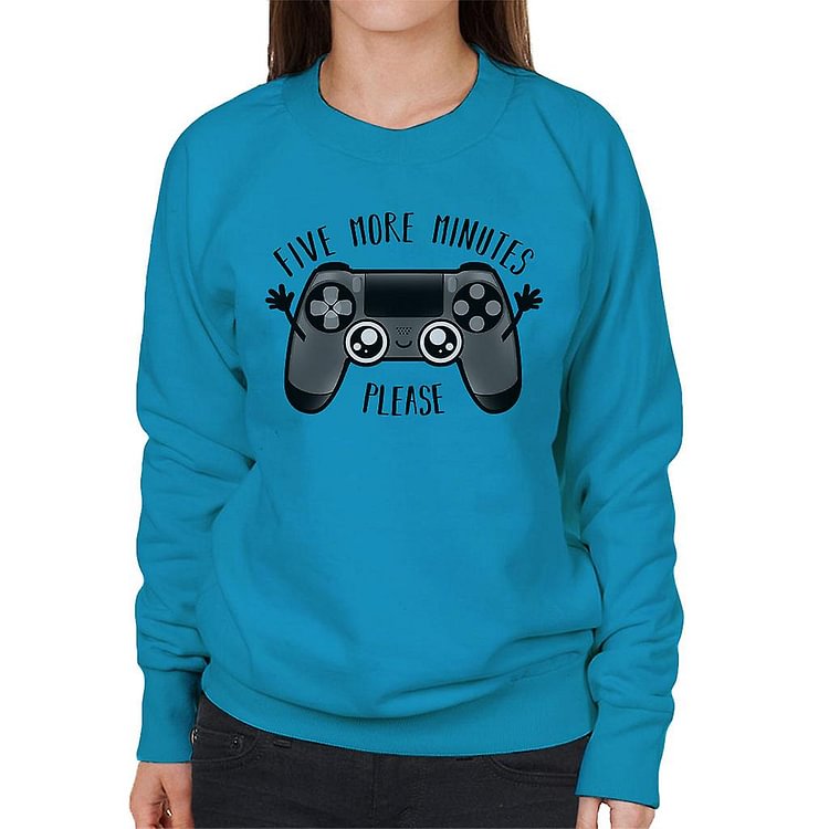 Five More Minutes Game Controller Women's Sweatshirt