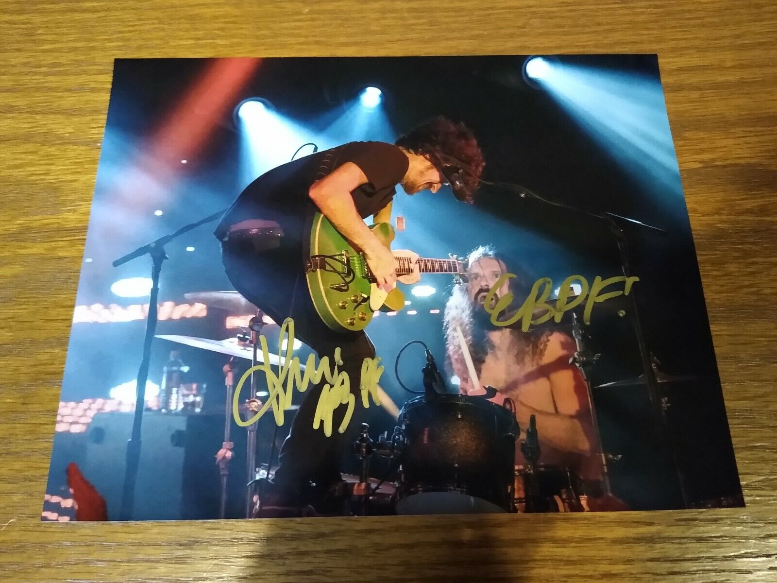 BLACK PISTOL FIRE SIGNED 8x10 Photo Poster painting autograph COA 3