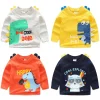 Kid Baby Boys Cartoon Dinosaur Long Sleeve Casual T Shirt