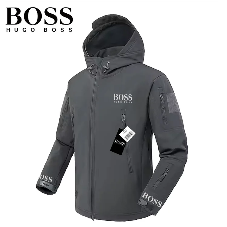 Męska termiczna skórzana kurtka turystyczna BOSS®