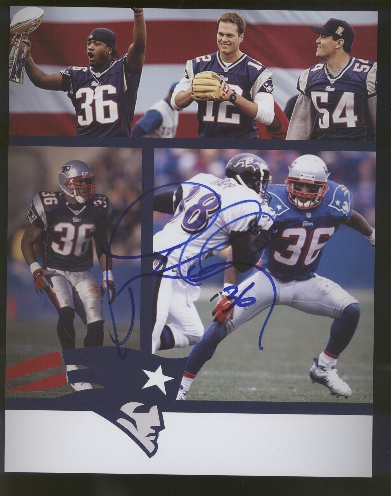 Lawyer Milloy 8x10 Photo Poster painting Autographed Signed AUTO Patriots SB XXXVI Champ SPH 288