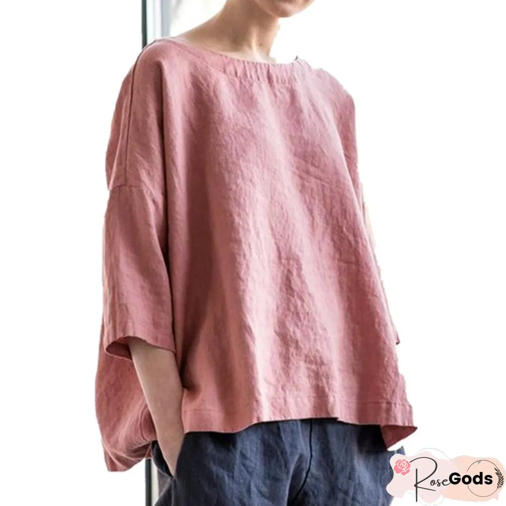 7053 Rose Crew Neck T-Shirt