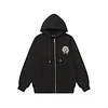 Chrome Hearts Rhinestone Horseshoe Hoodie - Black Gothic Streetwear Sweatshirt 2601