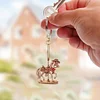 12-teilige Karussell-DIY-Doppelseiter-Diamant-Kunst-Schl&uuml;sselanh&auml;nger f&uuml;r Erwachsene als Geburtstagsgeschenke