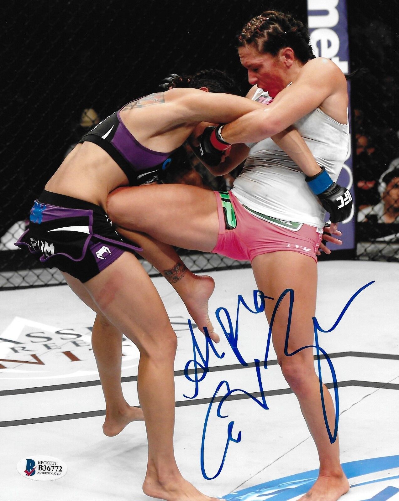 Cat Zingano Signed UFC 8x10 Photo Poster painting BAS COA Picture Autograph 178 vs Amanda Nunes