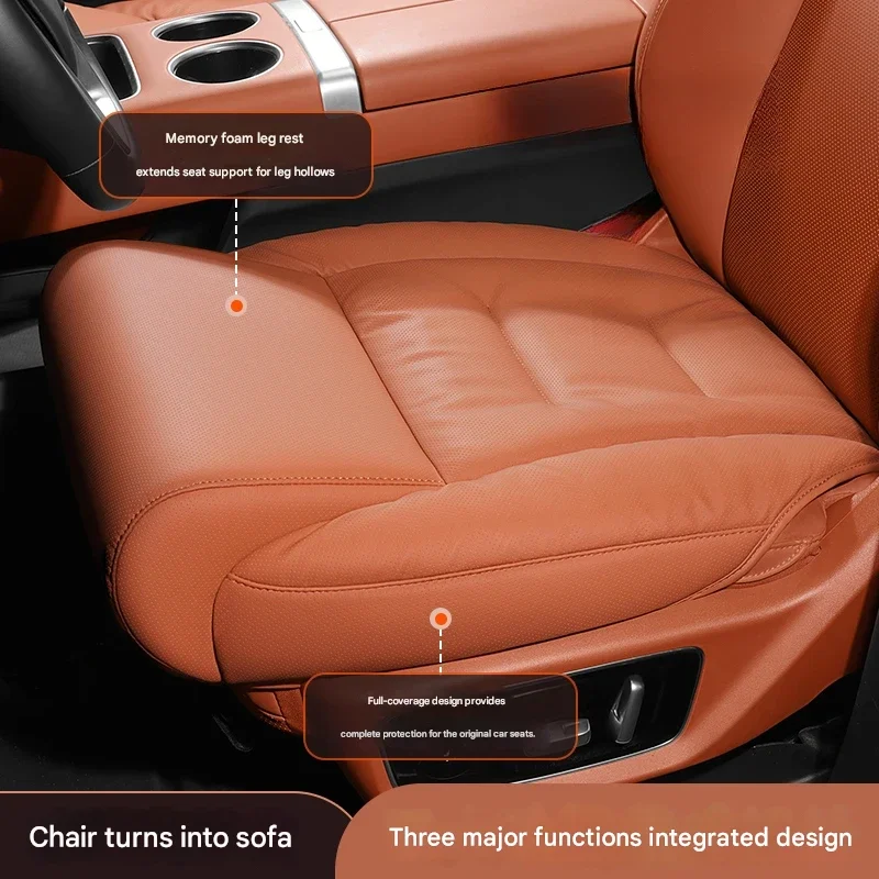 Car Nappa leather full-coverage seat covers -- Car seats converted into soft sofas