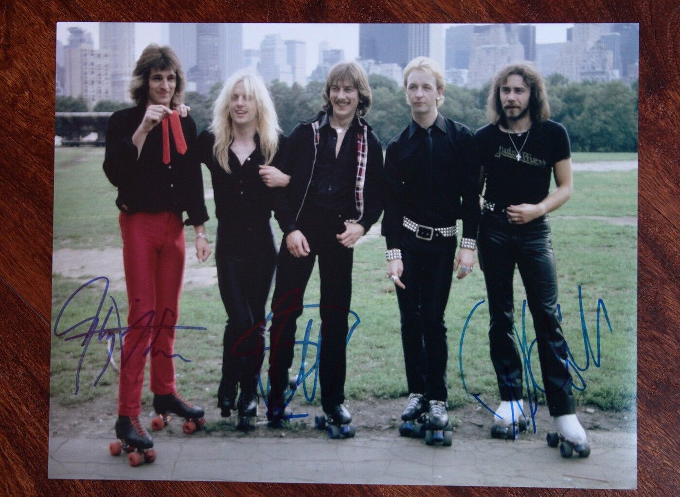 GFA Judas Priest * ROB HALFORD & BAND * Signed 11x14 Photo Poster painting AD2 PROOF COA