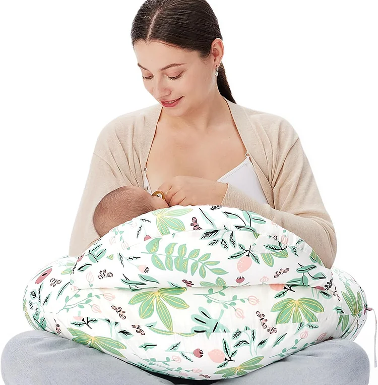 Buy Momcozy Nursing Pillow for Breastfeeding, Original Plus Size  Breastfeeding Pillows for Mom and Baby, with Removable Cotton Cover and  Adjustable Waist Strap