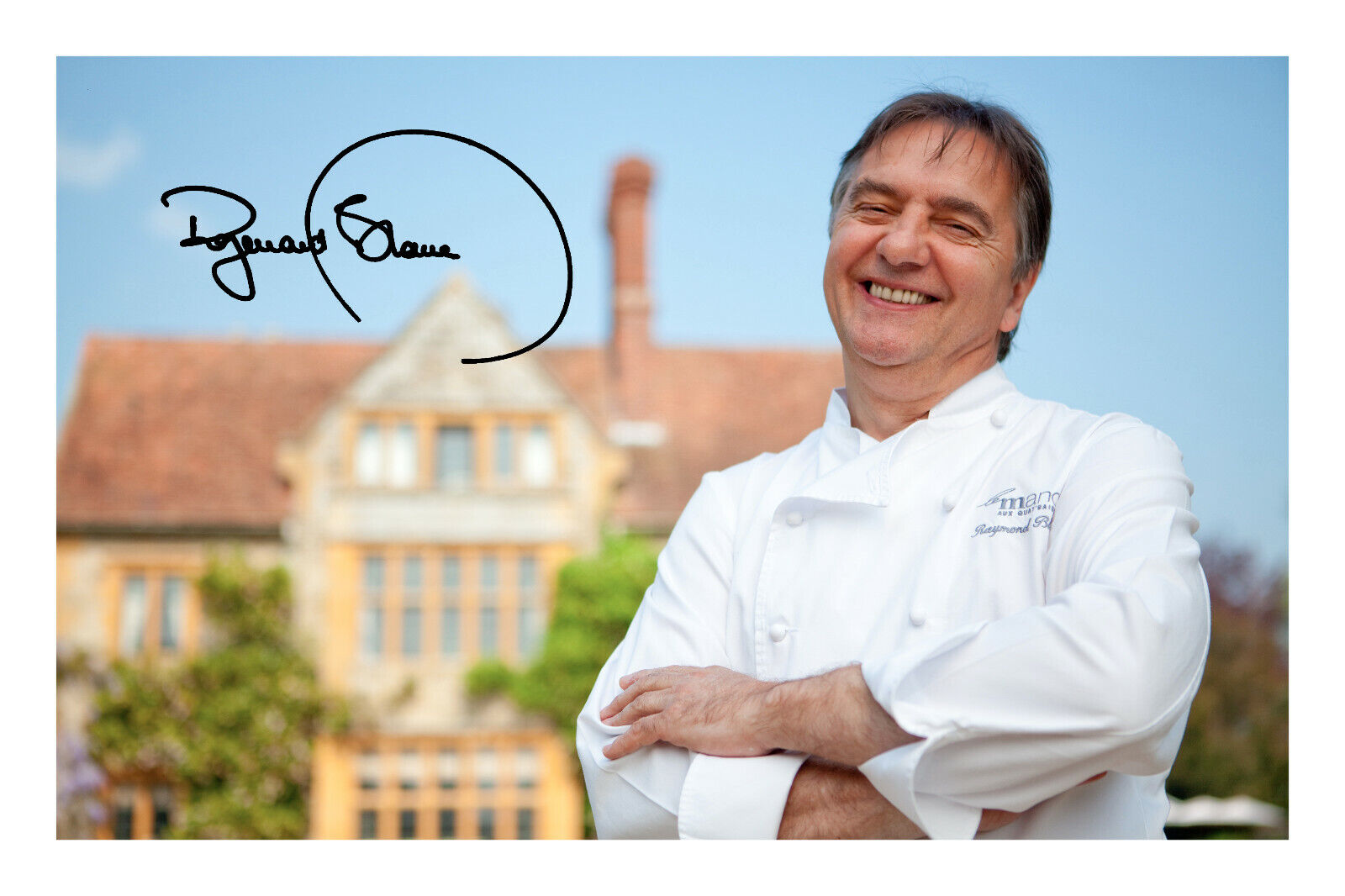 Chef Raymond Blanc Signed A4 Photo Poster painting Print Autograph